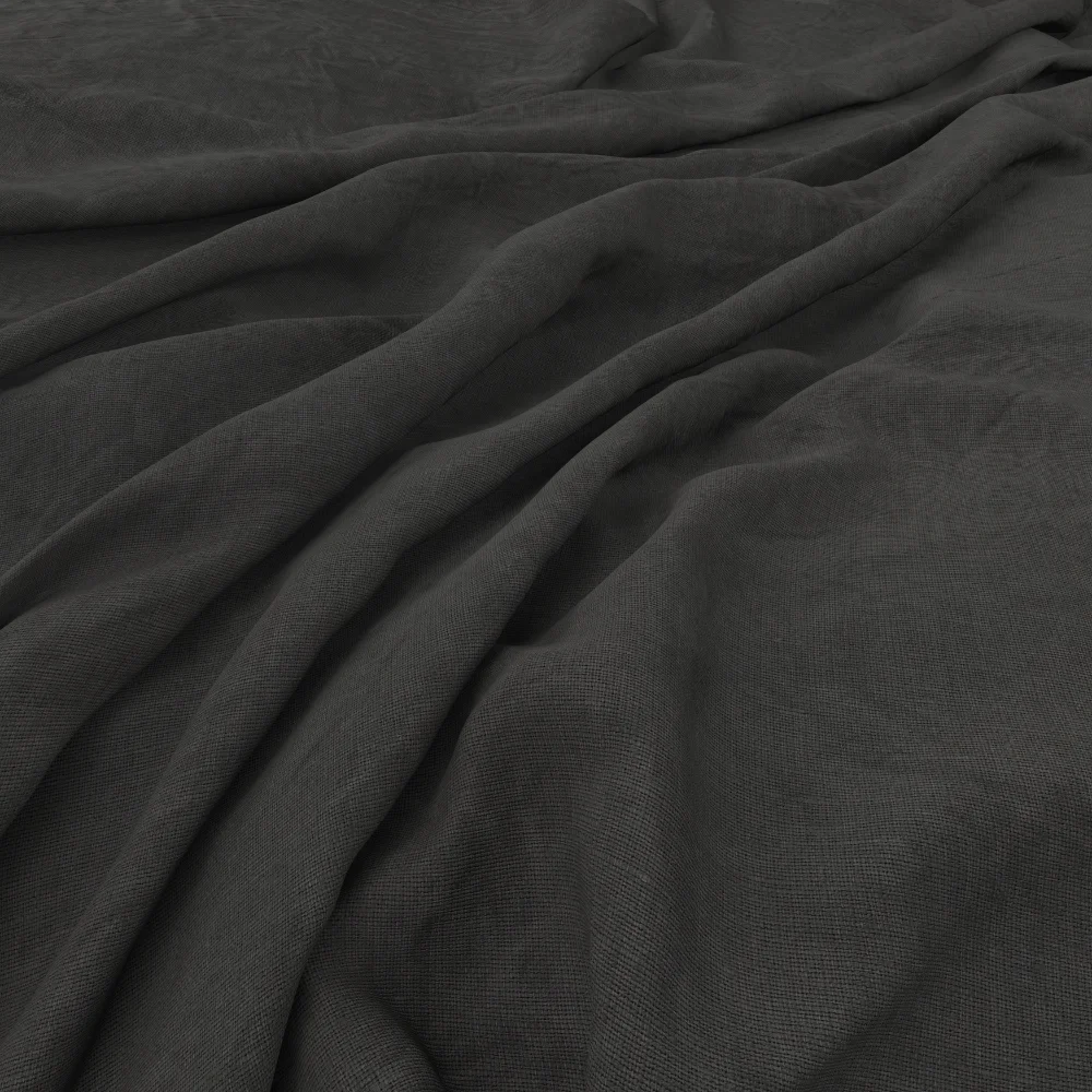 Laundered Linen - Charcoal