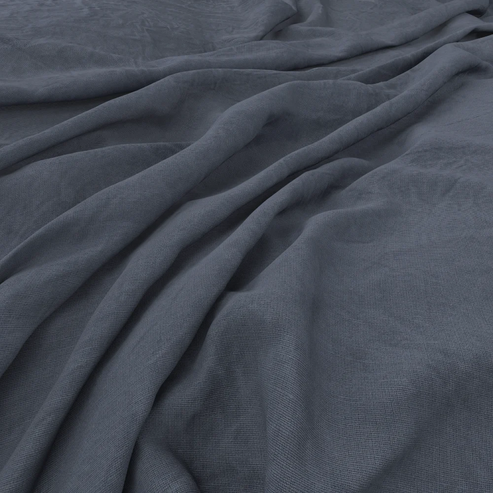 Laundered Linen - Denim
