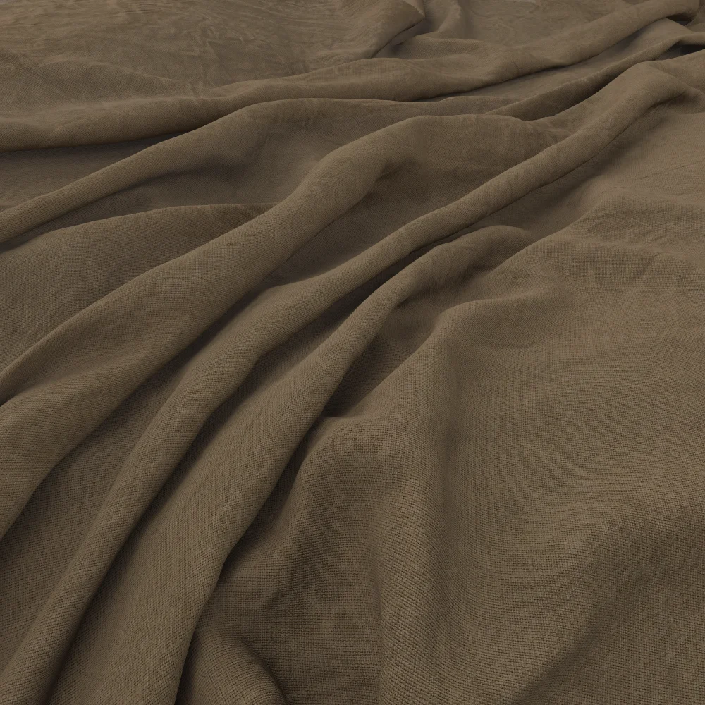 Laundered Linen - Khaki - Image 2