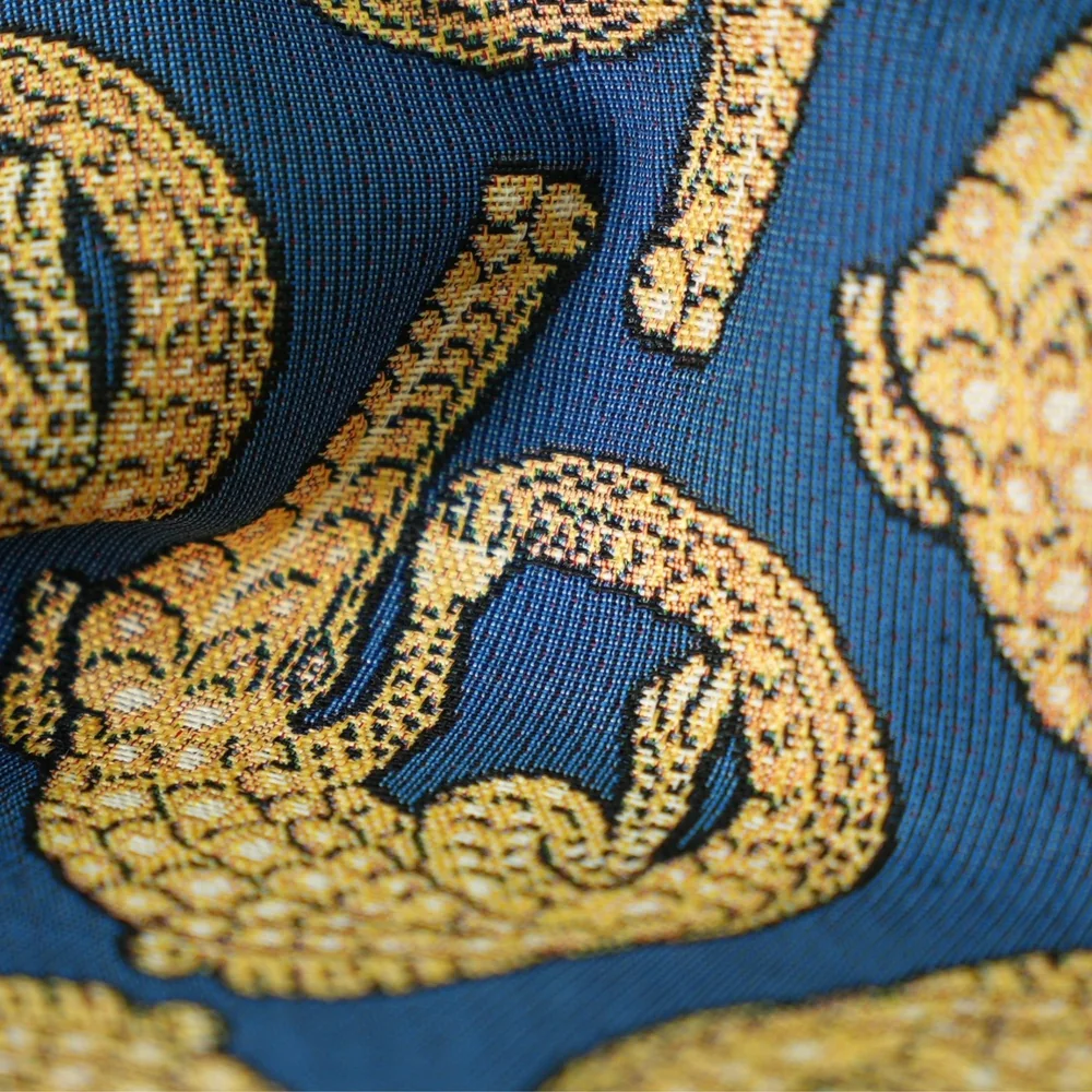 Croco Royal Jacquard Fabric - Image 2