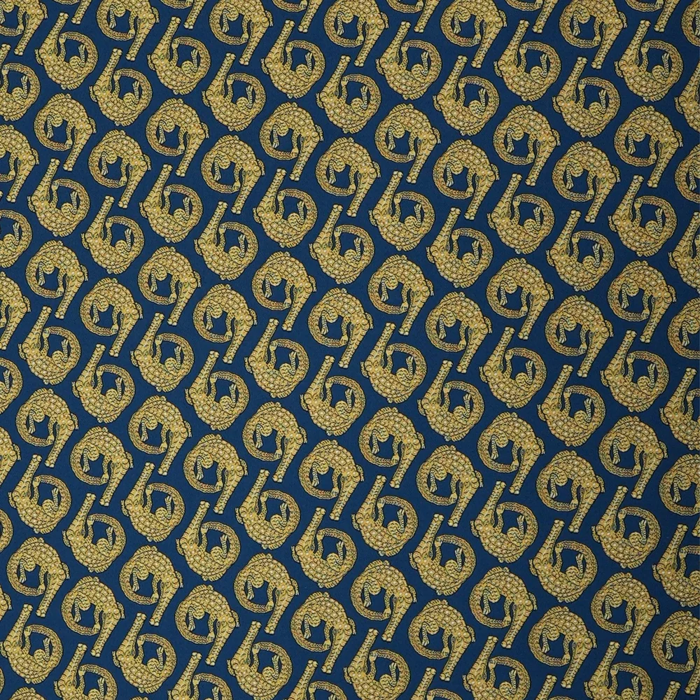 Croco Royal Jacquard Fabric - Image 3