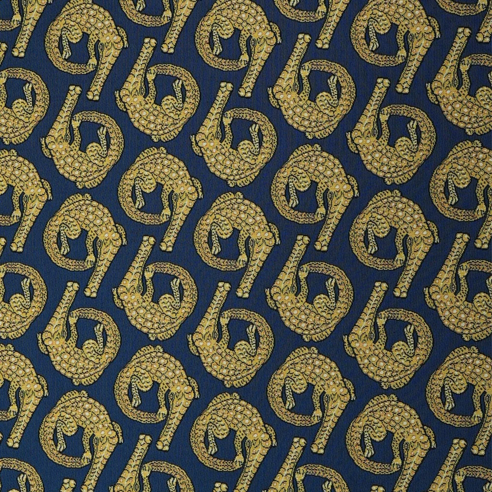 Croco Royal Jacquard Fabric - Image 4