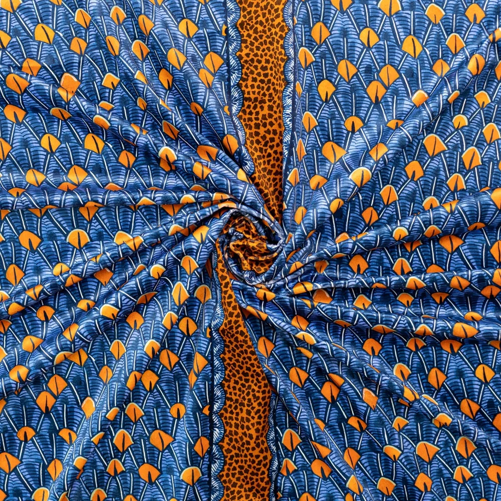 Feather Royal Velvet Fabric - Image 2