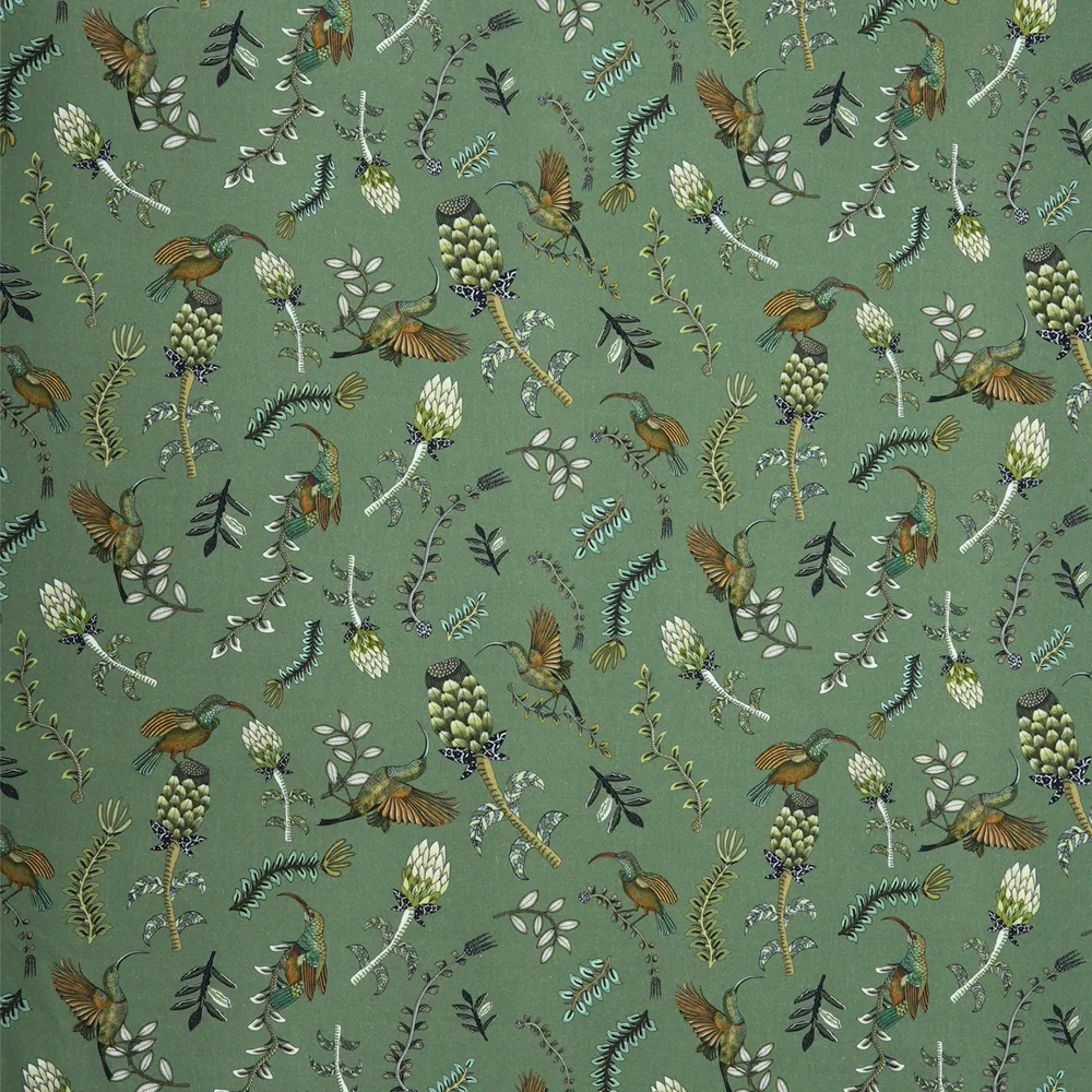 Protea Garden Delta Linen Fabric - Image 3