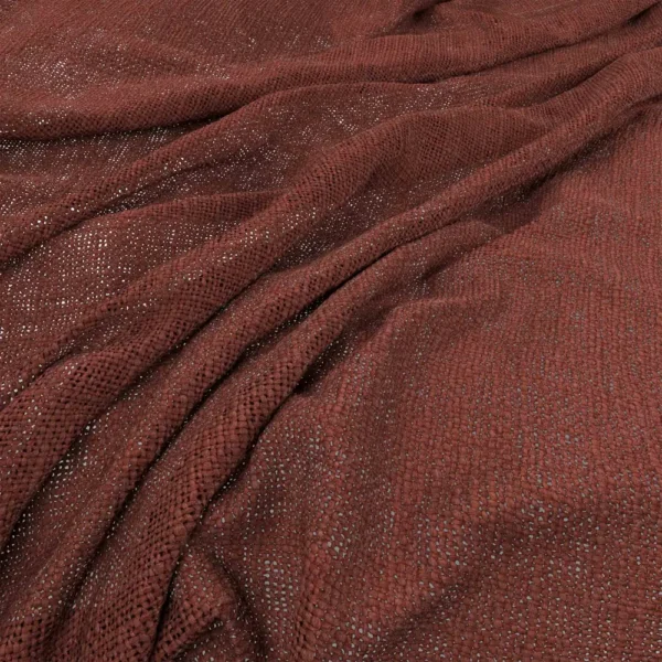 Bruges Brick draped fabric detail by Warwick Fabrics