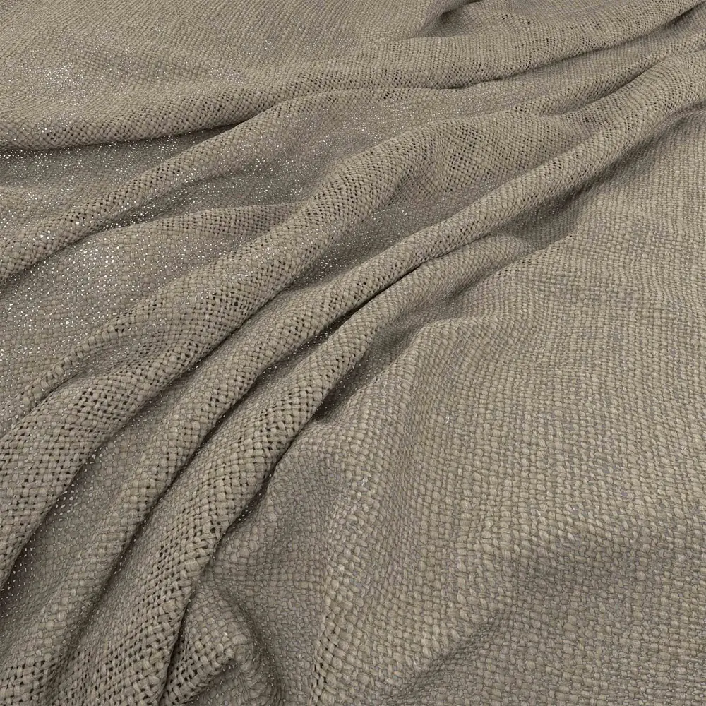 Bruges Hessian draped fabric detail by Warwick Fabrics