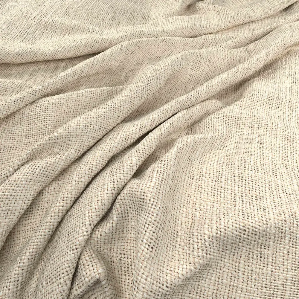 Bruges Milk draped fabric detail by Warwick Fabrics