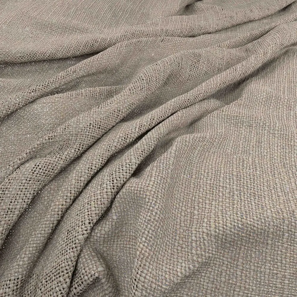 Bruges Natural draped fabric detail by Warwick Fabrics