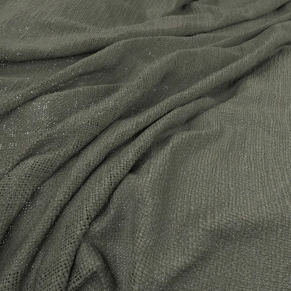 Bruges Thyme draped fabric detail by Warwick Fabrics